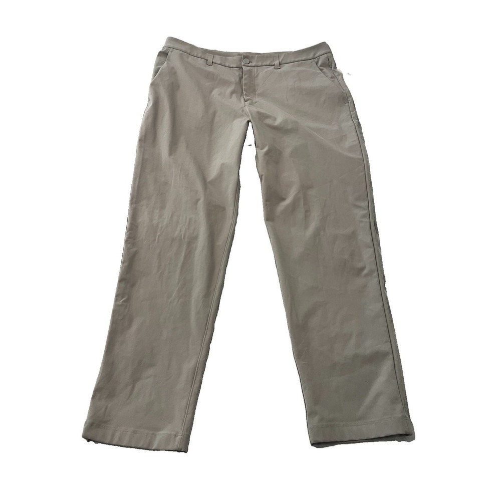 Lululemon ABC Pant Men 36 Trench Classic Fit Warpstreme Stretch Performance